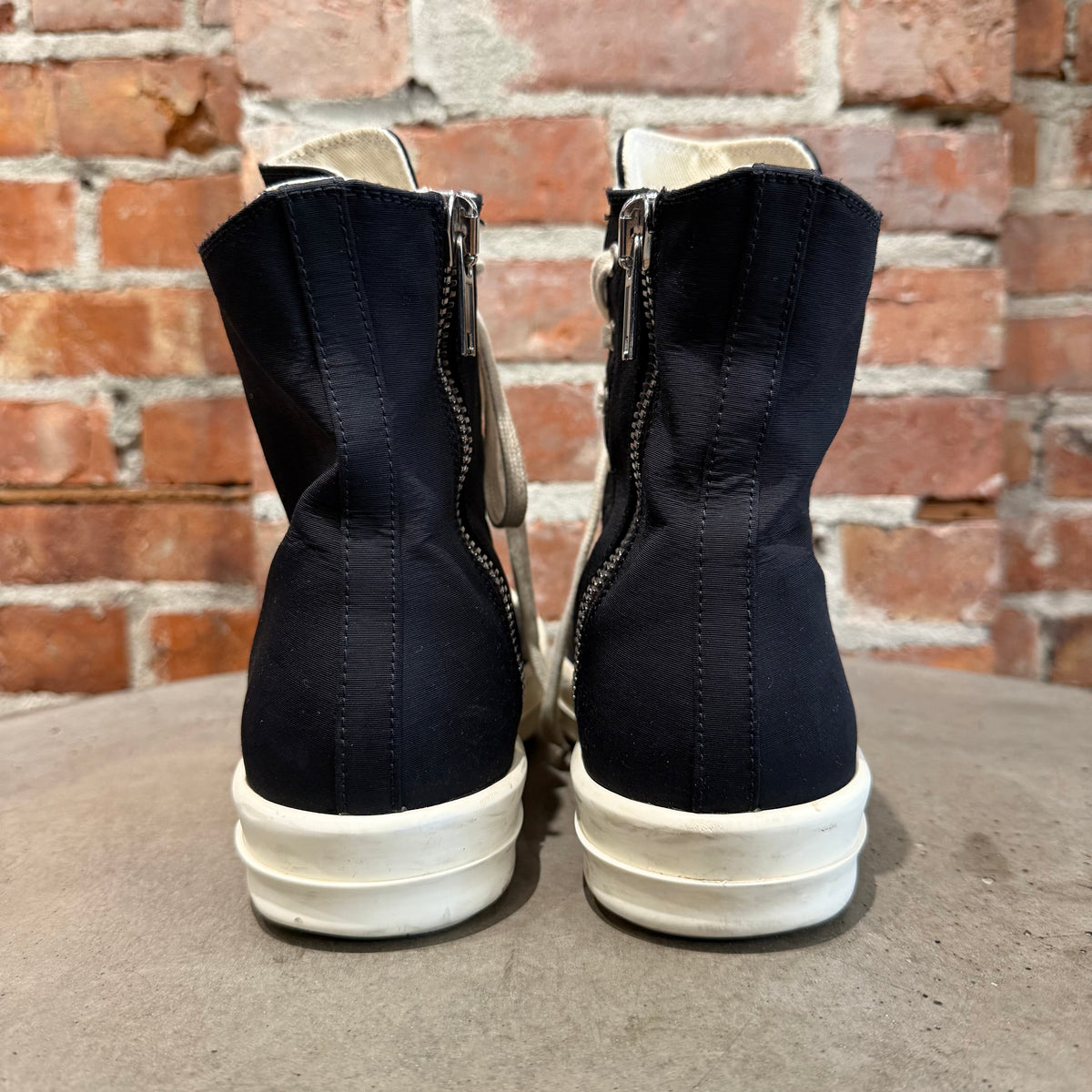 RICK OWENS DRKSDHW HIGH TOP RAMONE SNEAKERS ‘BLACK’