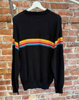 HYSTERIC GLAMOUR PSYCHADELIC KNIT SWEATER ‘BLACK’