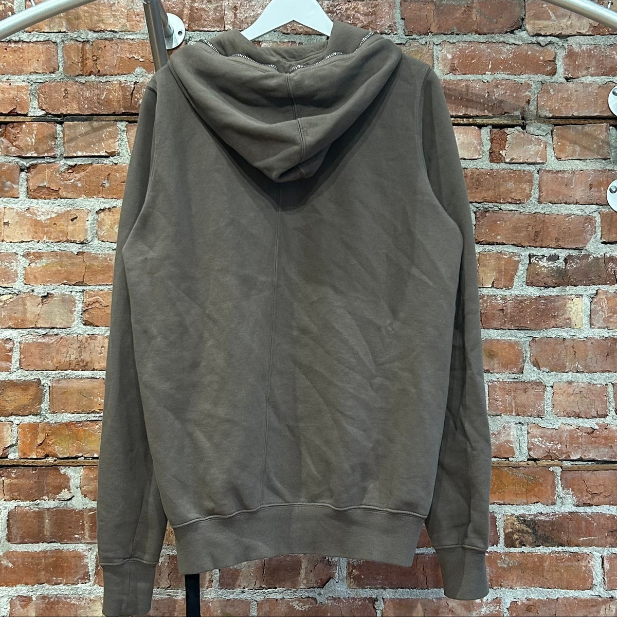 RICK OWENS FW24 PORTERVILLE DRKSDHW GIMP HOODIE ‘DUST’