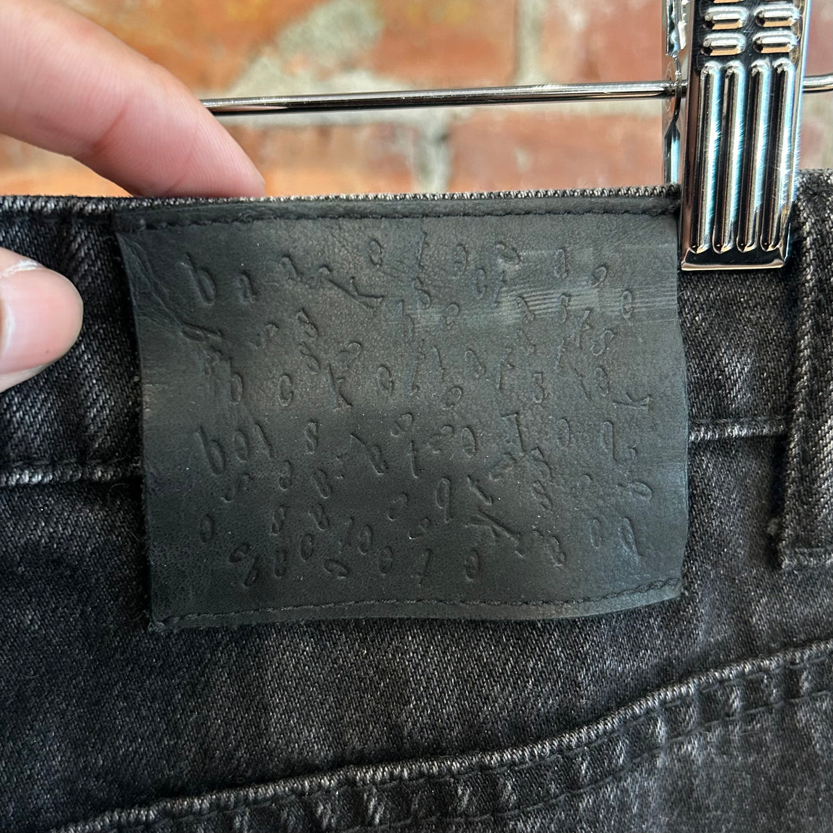 BASKETCASE STRAIGHT LEG FLARED DENIM ‘BLACK’