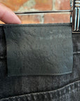 BASKETCASE STRAIGHT LEG FLARED DENIM ‘BLACK’