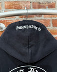 CHROME HEARTS SUNFADED HORSESHOE FLORAL PULLOVER HOODIE ‘BLACK’
