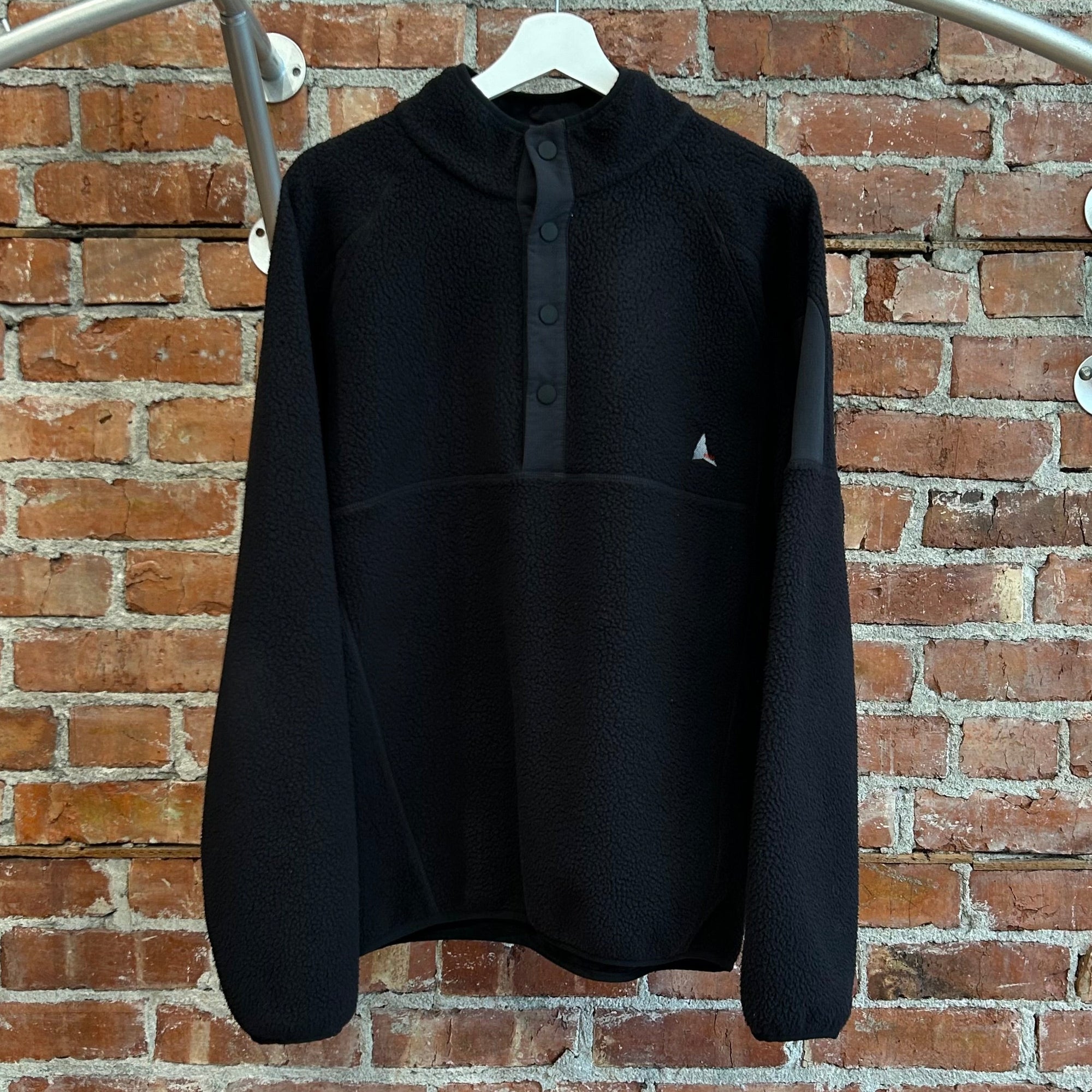 ROA 4-SNAP POLARTEC UTILITY FLEECE ‘BLACK’