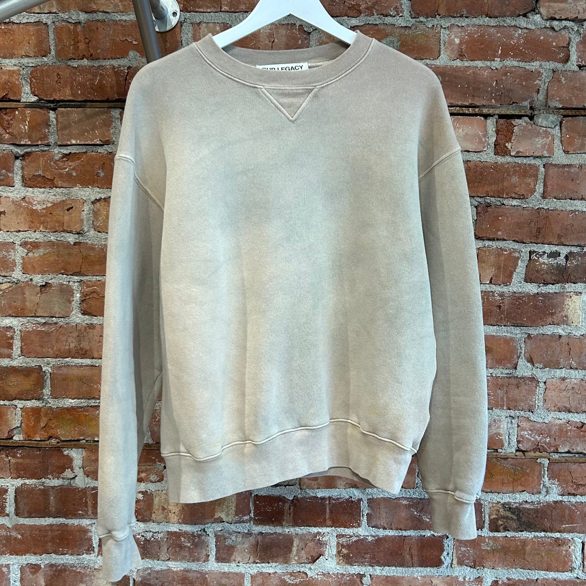 OUR LEGACY PERFECT SWEATSHIRT CREWNECK ‘DESERT’