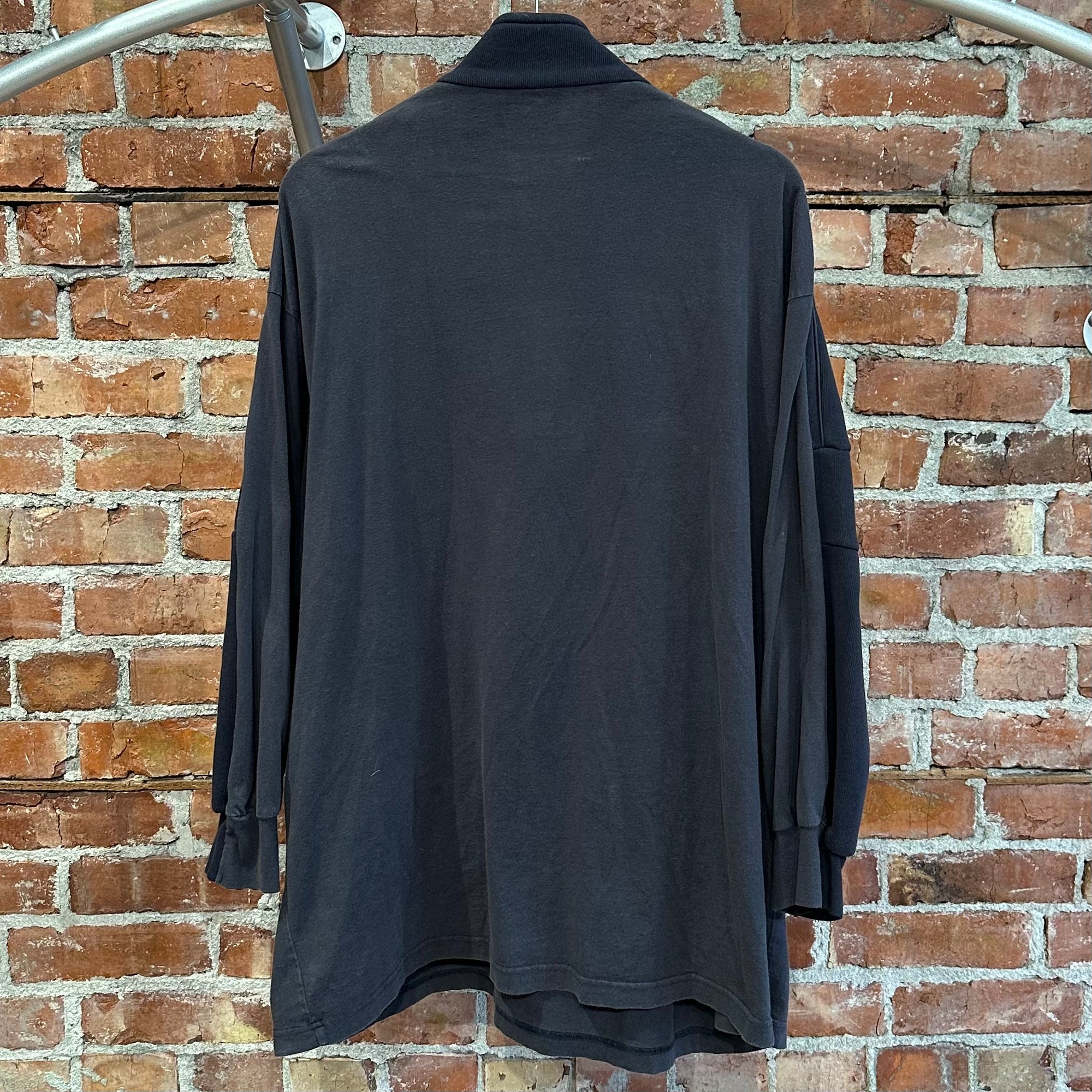 BALENCIAGA FW18 PRIDE FLAG OVERSIZED QUARTER ZIP ‘NAVY’