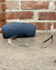 GUCCI TOM FORD HALF FRAME TITANIUM EYEGLASSES ‘MULTI’