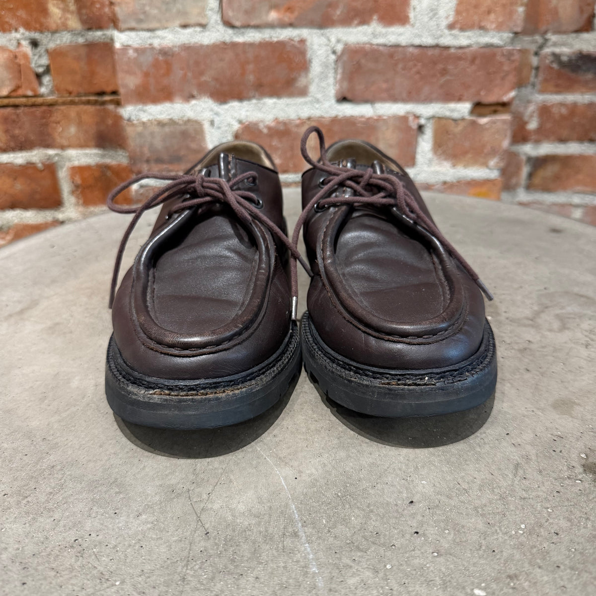 BODE UNIVERSITY LEATHER SHOES ‘DARK BROWN’