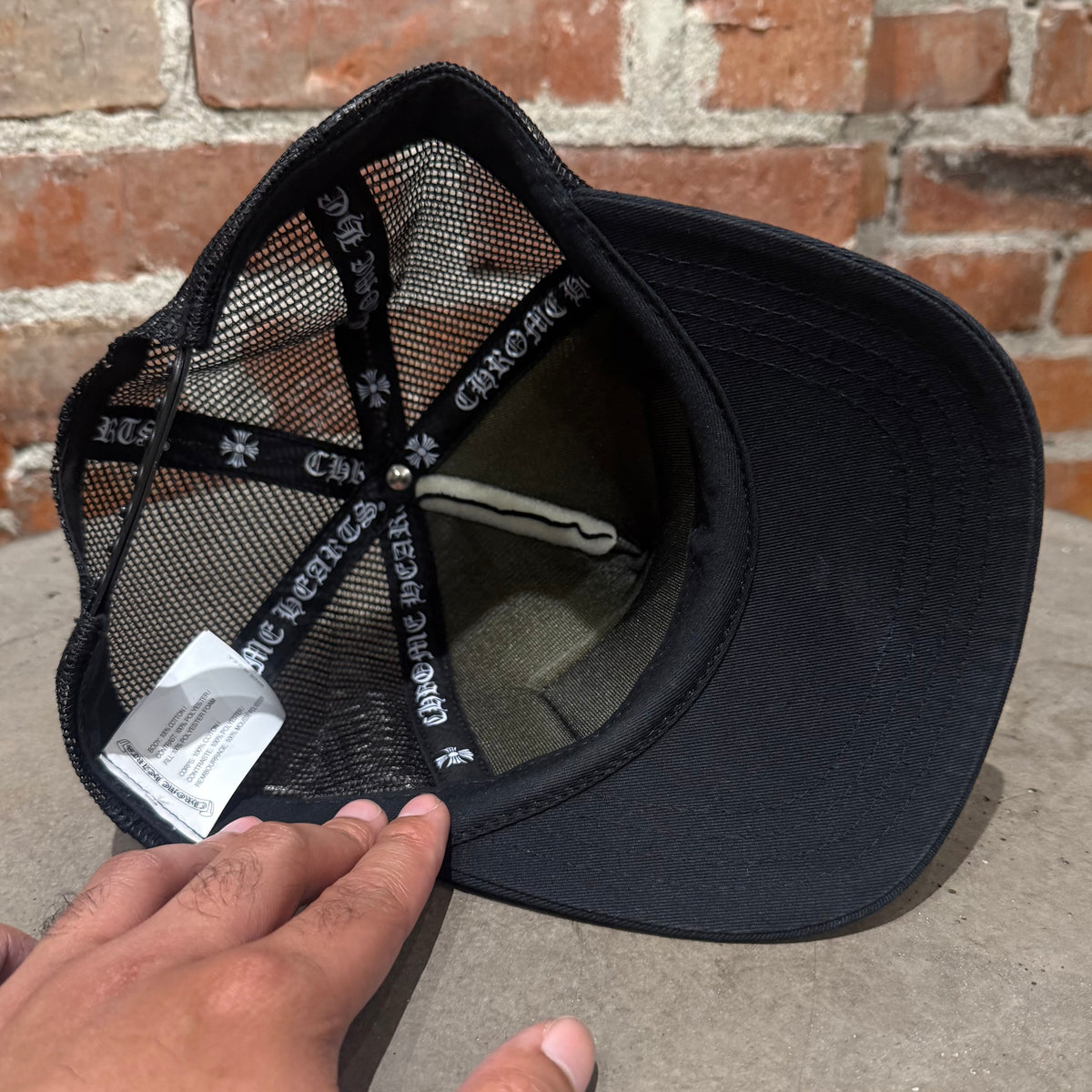 CHROME HEARTS ST. BARTHS TRUCKER HAT ‘BLACK’