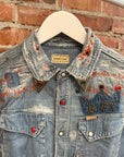 KAPITAL x PROLETA BORO WESTERN STUDDED SHIRT ‘BLUE’