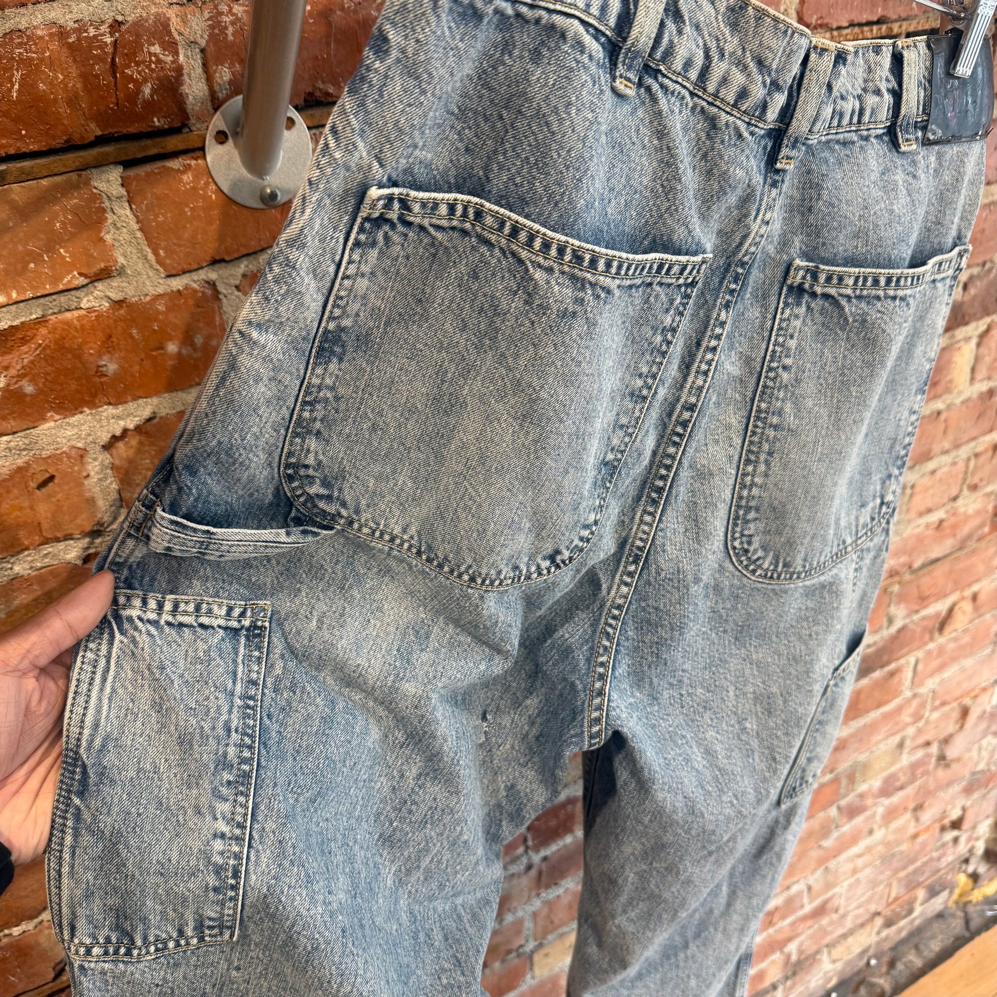 OUR LEGACY WIDE LEG JOINER DENIM ‘LIGHT WASH’