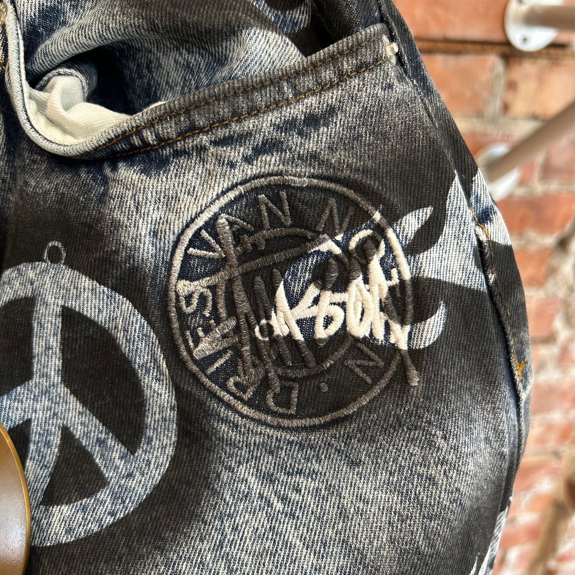 STUSSY X DRIES VAN NOTEN STENCIL DENIM ‘BLUE’
