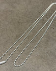 CHROME HEARTS 30” BALL CHAIN ‘SILVER’