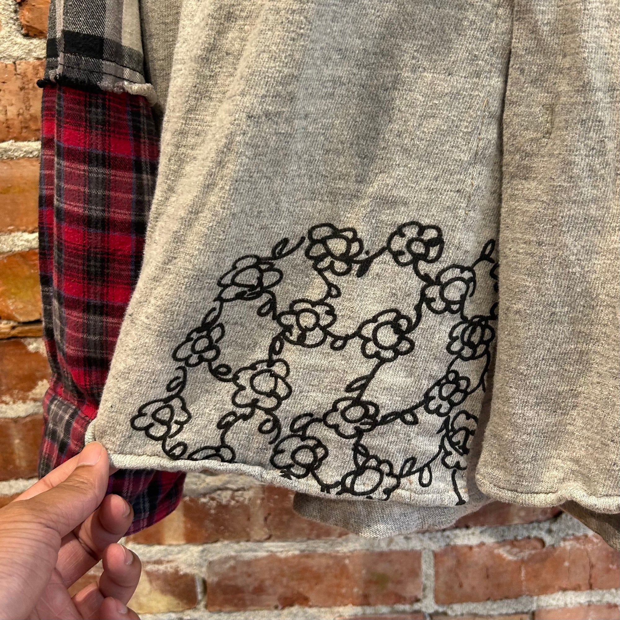 SATOSHI NAKAMOTO SS26 NESSA PATCHWORK FLANNEL ‘MULTI’