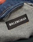 BALENCIAGA FW18 TWINSET DENIM JACKET ‘MULTI’