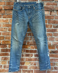 EVISU LOT 2023 GRAFFITI PRINT DENIM ‘BLUE/WHITE’