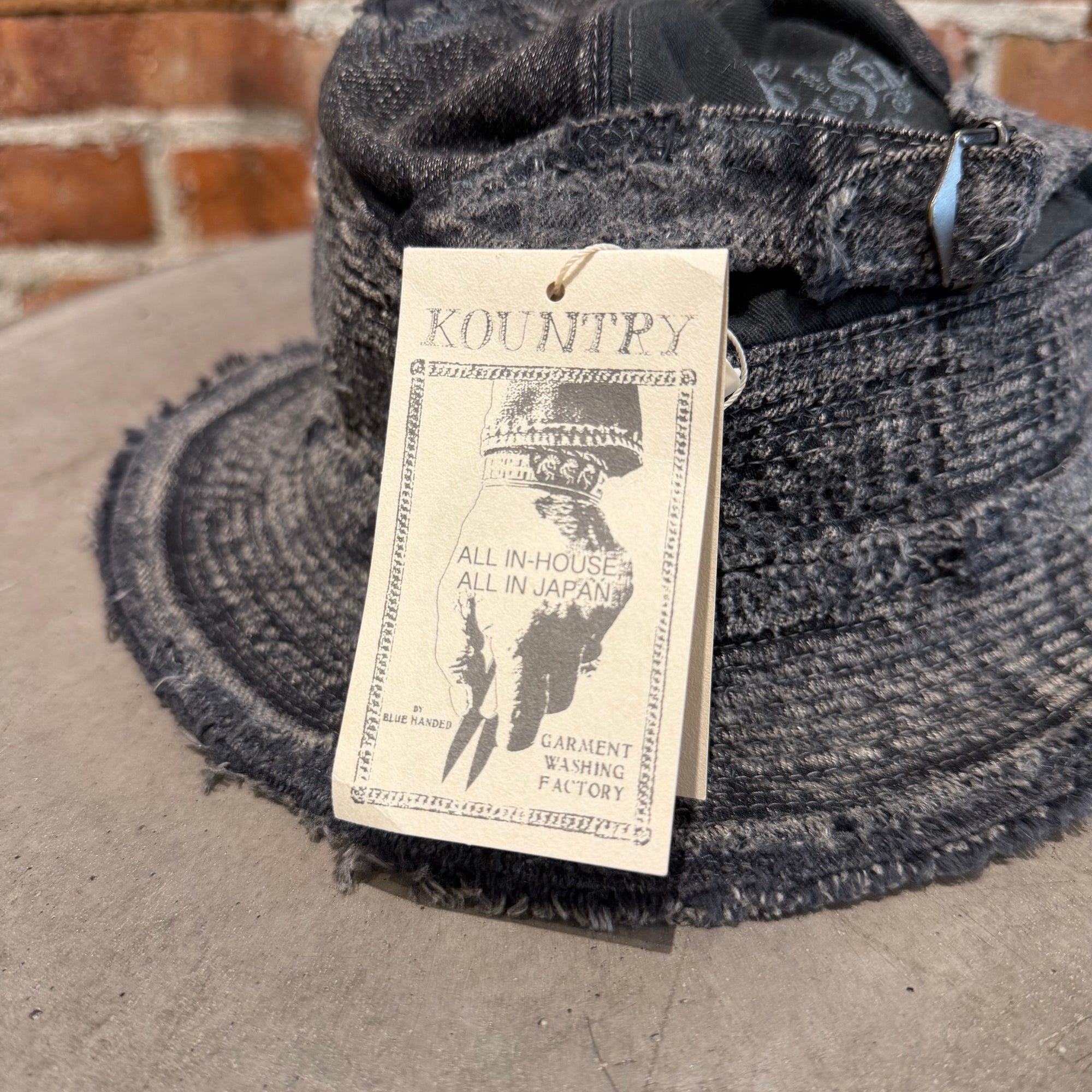 KAPITAL KOUNTRY BORO OLD MAN AND THE SEA HAT ‘BLACK’
