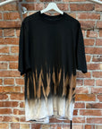 RICK OWENS DRKSHDW BLEACH GRADIENT LEVELS TEE ‘MULTI’