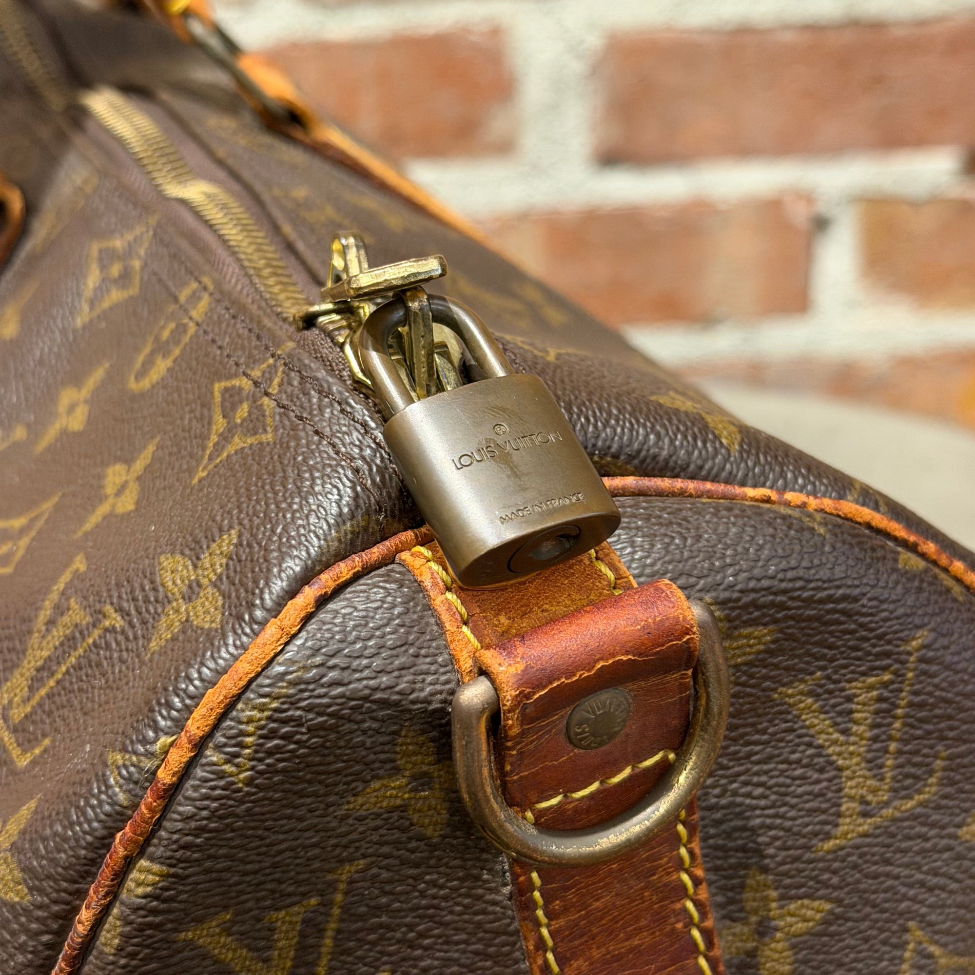 LOUIS VUITTON MONOGRAM KEEPALL 45 'BROWN'
