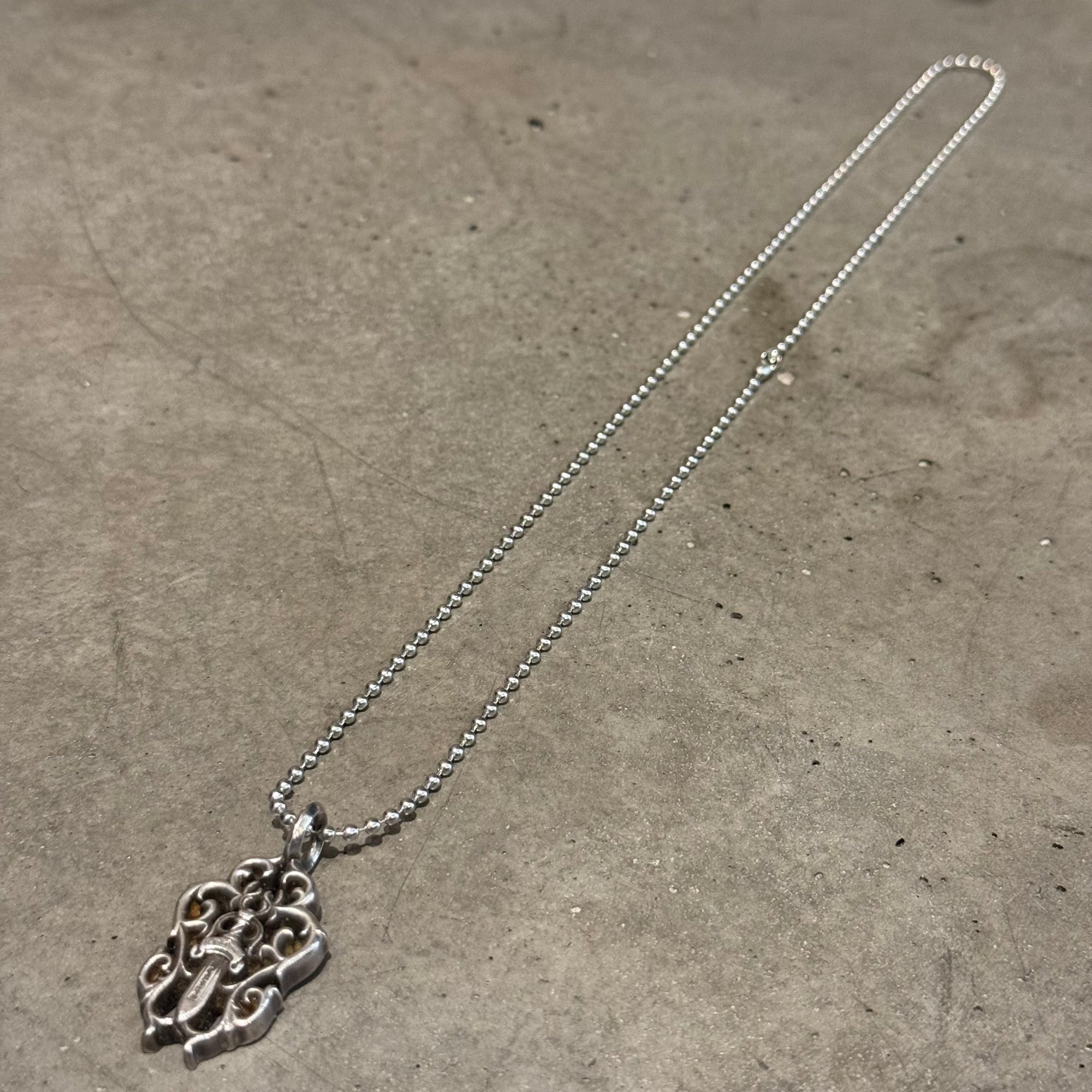CHROME HEARTS VINE DAGGER NECKLACE ‘SILVER’