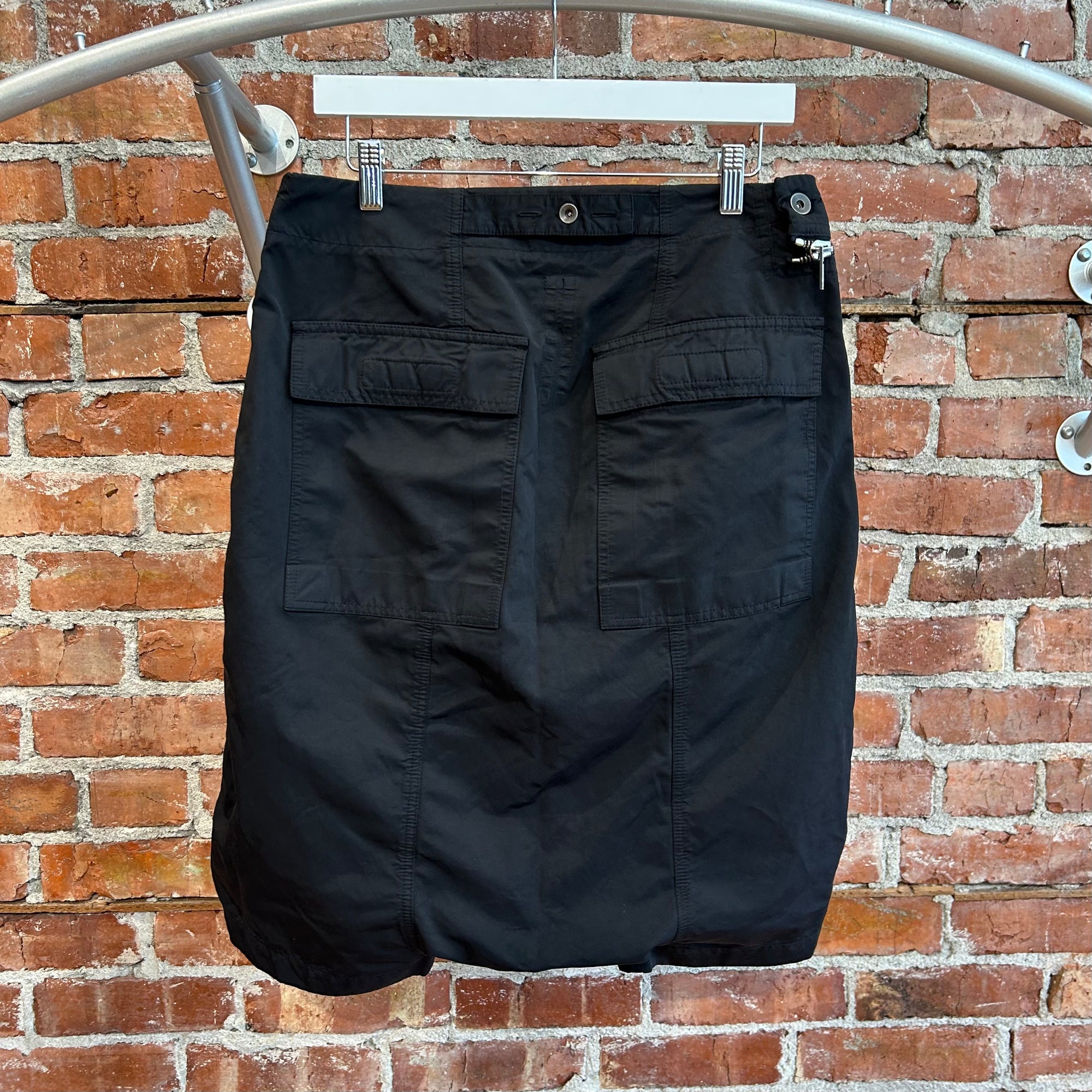 RICK OWENS DRKSDHW SS126 AIRCUT POD SHORTS ‘BLACK’