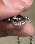 CHROME HEARTS TINY CROSS NECKLACE ‘SILVER’