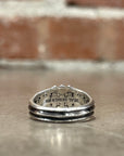 DEAL DESIGN GL CROSS LEVEL RING 'SILVER'