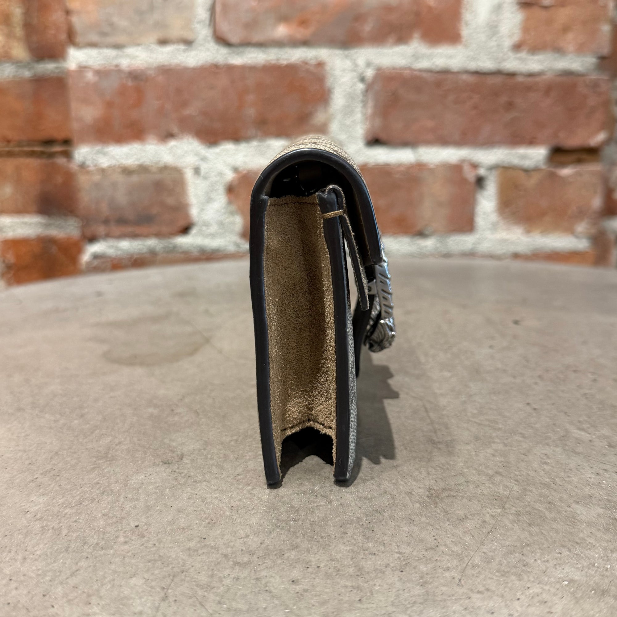GUCCI DIONYSUS GG SUPREME SIDE BAG ‘TAUPE'