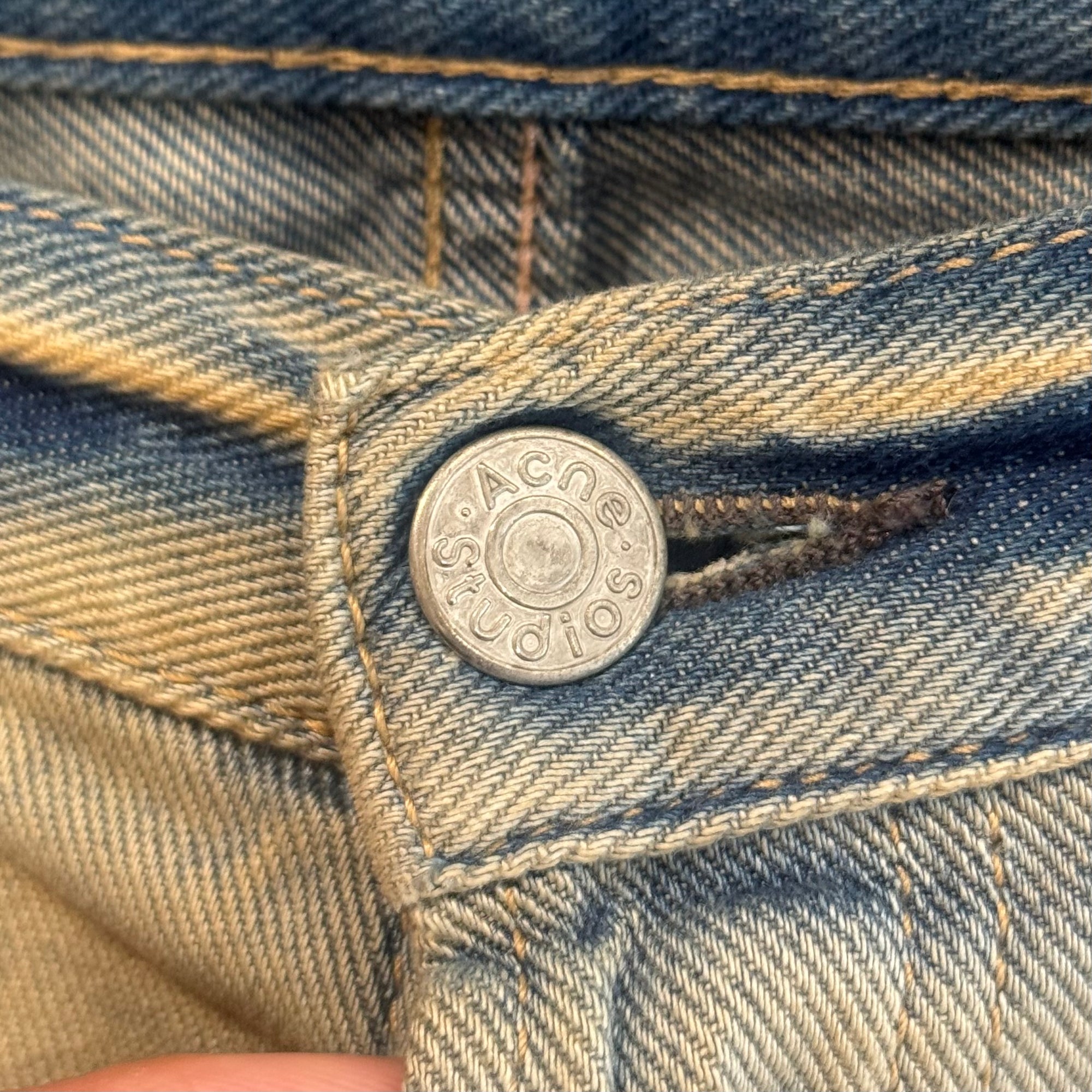 ACNE STUDIOS 1999 CARVER DENIM ‘MUD BLUE’
