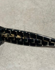 BOTTEGA VENETA BV1322S CLEAR WEAVE SUNGLASSES ‘MULTI’