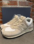 NEW BALANCE X JUNYA WATANBE 574 SNEAKERS ‘TAN/CREAM’