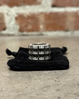 CHROME HEARTS PETE PUNK TRIPLE STACK RING ‘SILVER’