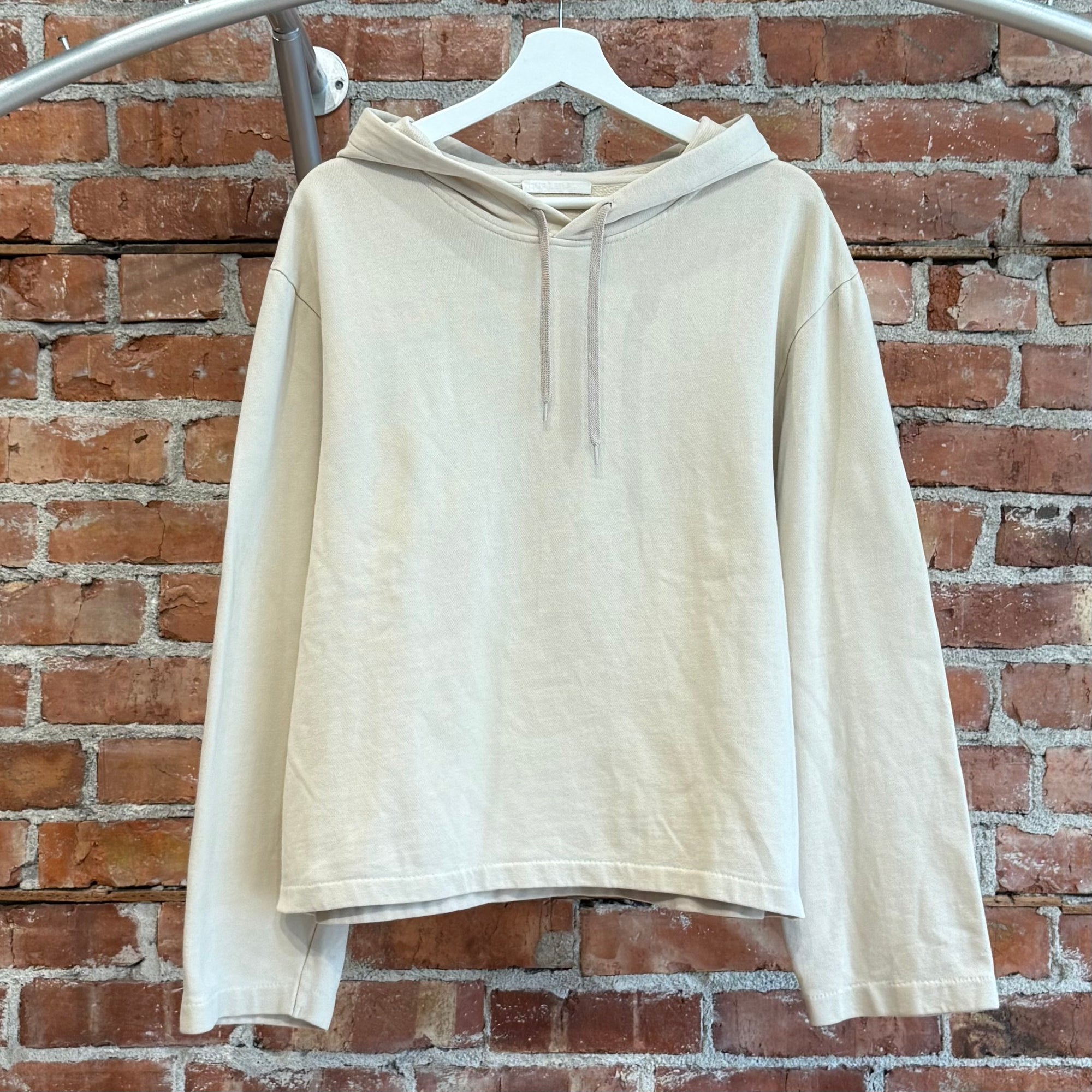OUR LEGACY SILVER NEP SWEAT LOOSE HOODIE ‘CREAM’