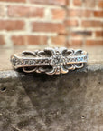 CHROME HEARTS DIAMOND BABY FLORAL RING ‘SILVER’