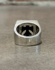 CHROME HEARTS PLUS CROSS BLOCK RING ‘SILVER’