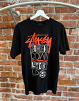 STUSSY BOOGIE DOWN GRAPHIC TEE ‘BLACK’