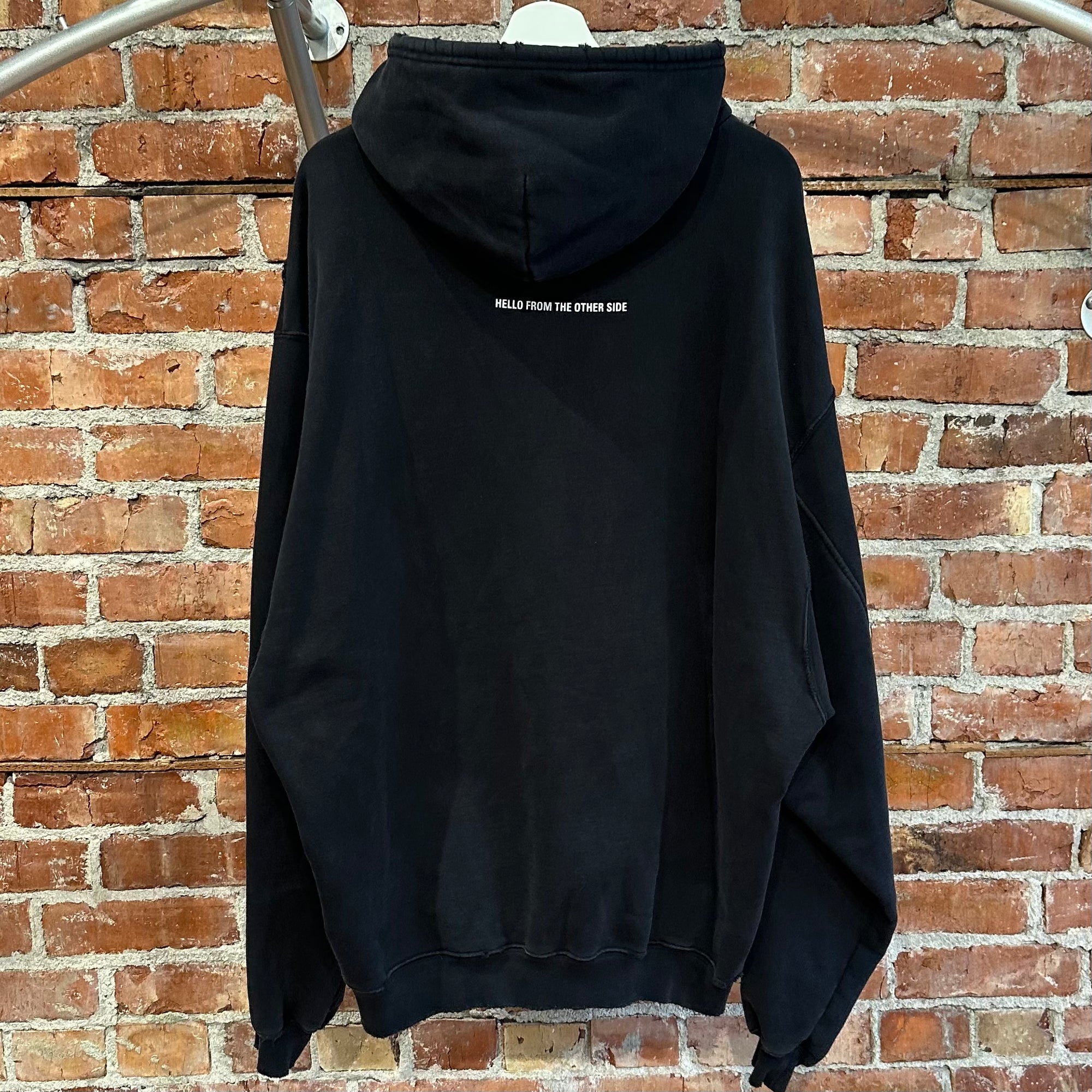 BALENCIAGA FW20 ALIEN SPORT OVERSIZED HOODIE ‘BLACK’