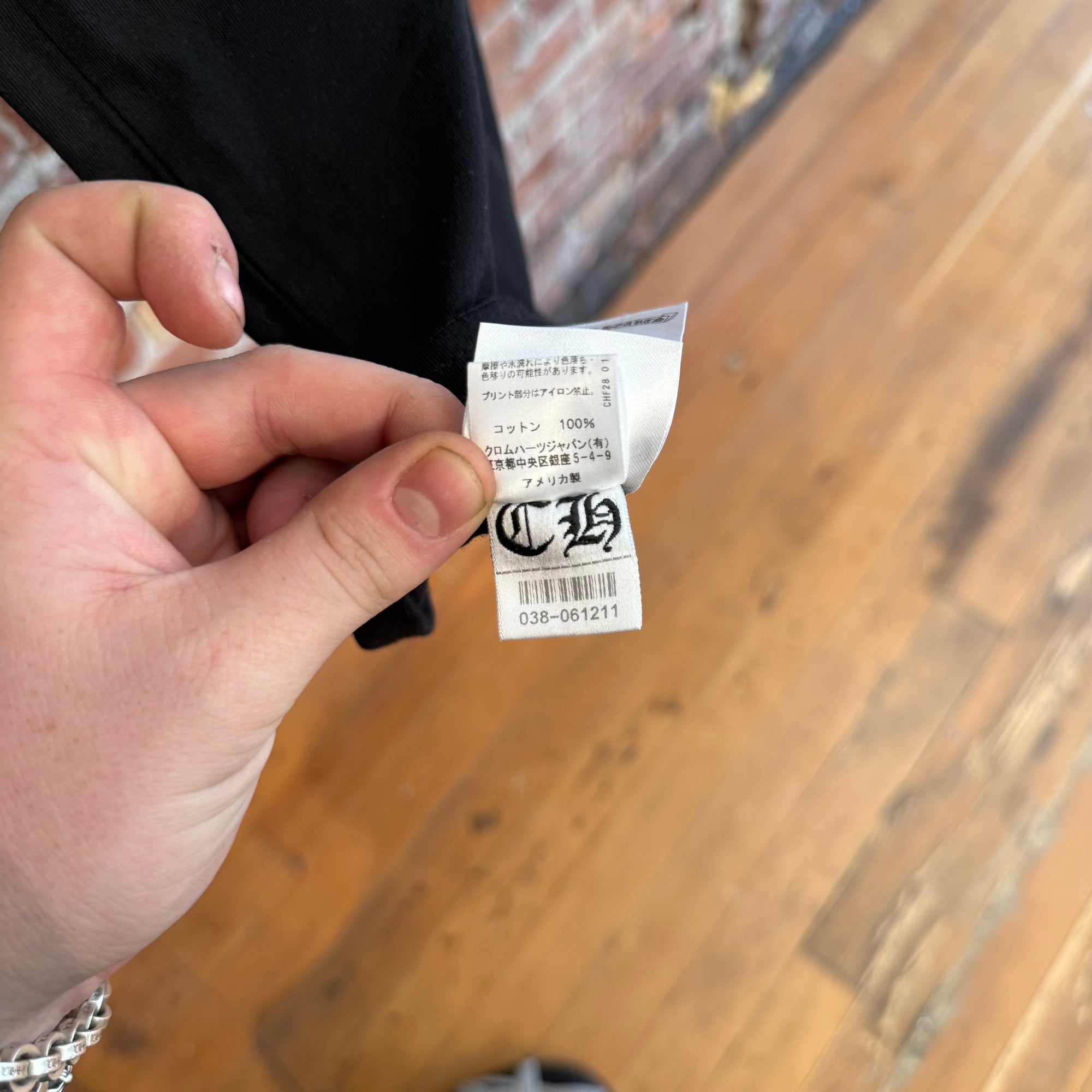 CHROME HEARTS FOTI &#39;24 TOKYO ART EXHIBITION TEE ‘BLACK’