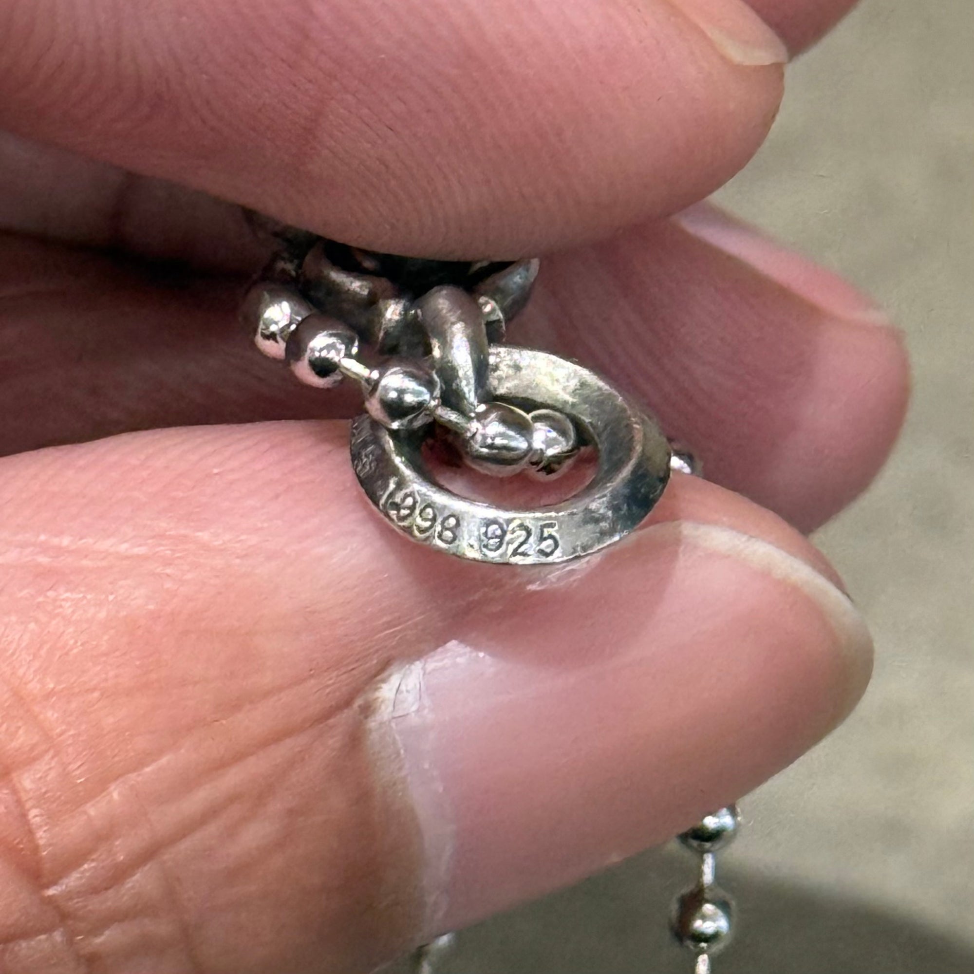 CHROME HEARTS NO.5 DAGGER PENDANT NECKLACE ‘SILVER’