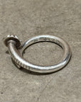 CHROME HEARTS CROSSBALL NAIL RING ‘SILVER’