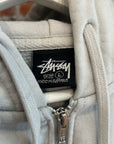 STUSSY CROWN LOGO ZIP HOODIE ‘CLOUD’