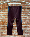 NEEDLES NARROW TRACK PANTS ‘MAROON/AQUA’