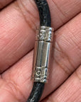 LOUIS VUITTON DAMIER LEATHER KEEP IT BRACELET ‘BLACK’