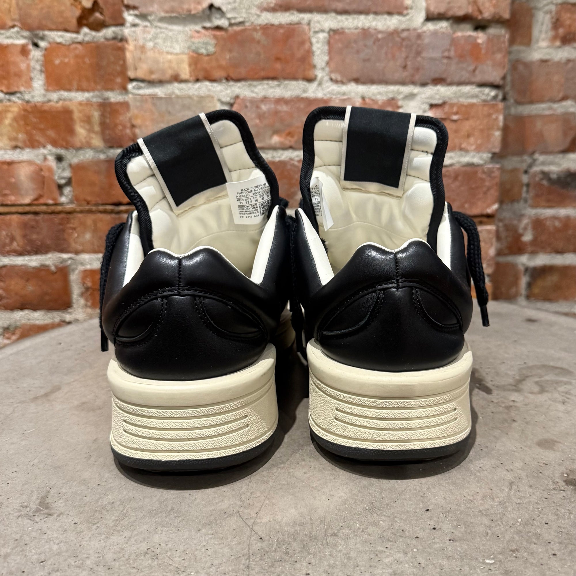 RICK OWENS CONVERSE TURBOWPN LOW SNEAKERS ‘BLACK’