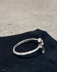 CHROME HEARTS CROSS BUBBLE GUM RING ‘SILVER’