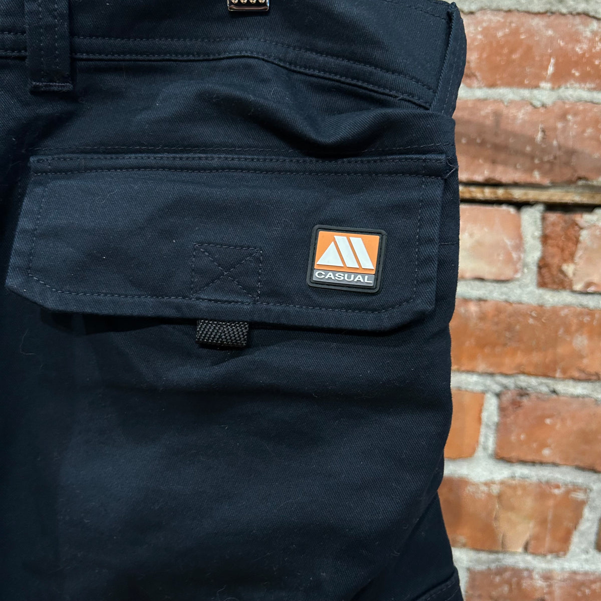 MARTINE ROSE PULLED CARGO PANTS ‘NAVY’