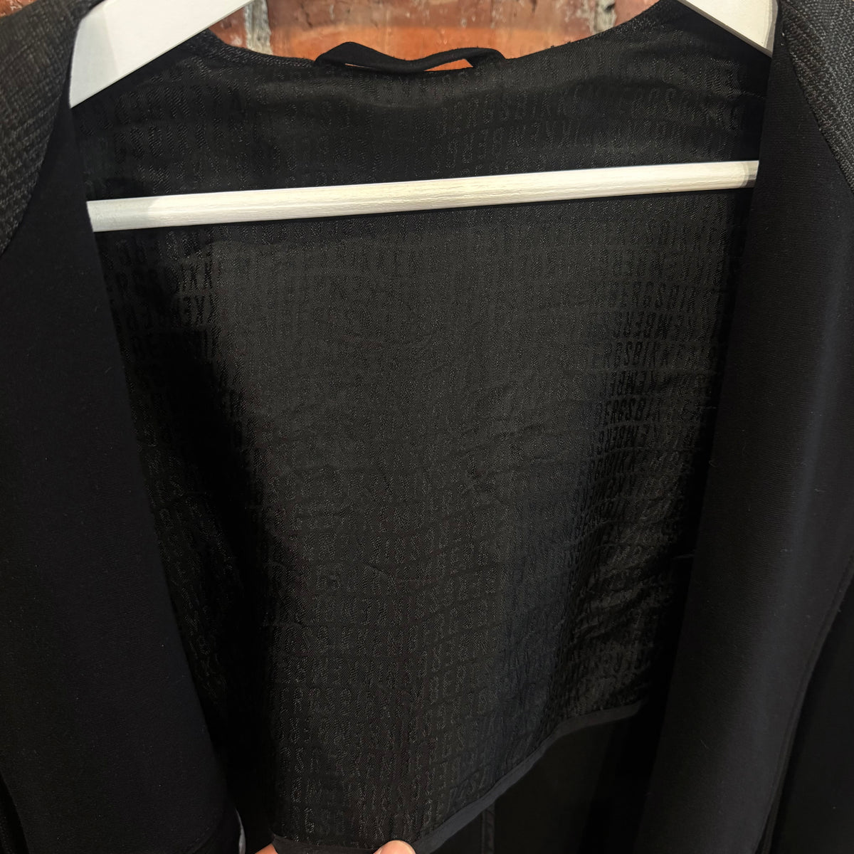 DIRK BIKKEMBERGS HOODED RAYON JACKET ‘BLACK’