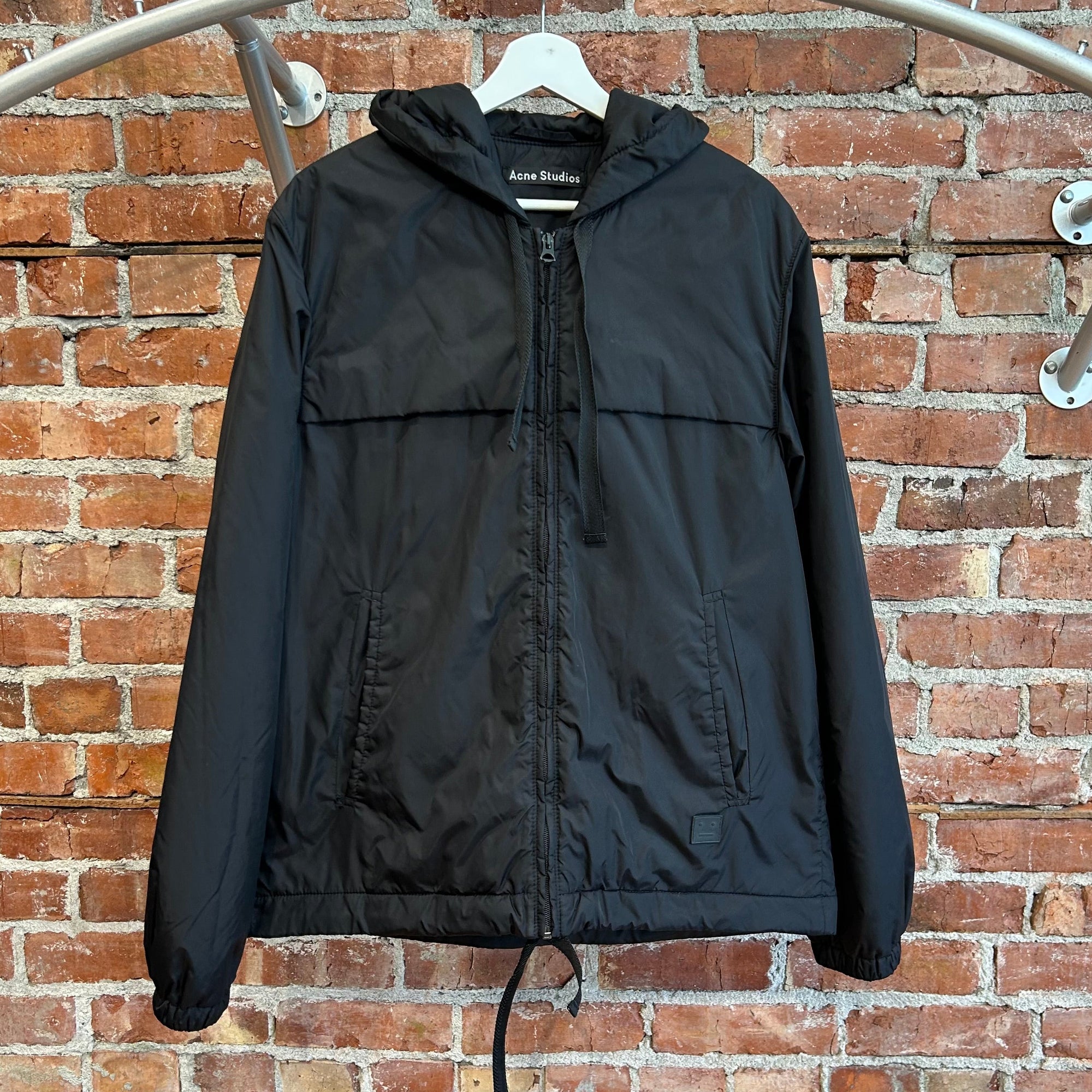 ACNE STUDIOS MAYLAND FACE HOODED PARKA ‘BLACK’