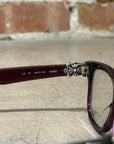 CHROME HEARTS “HARD” GLASSES ‘PURPLE HAZE’