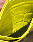 BALENCIAGA CROC BB CARD HOLDER ‘YELLOW’