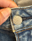 EVISU LOT 2023 GRAFFITI PRINT DENIM ‘BLUE/WHITE’
